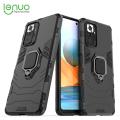 Lenuo Phone Case for Xiaomi Redmi Note 10 Pro / Redmi Note 10 Pro Max Silicone PC Metal Ring Holder Cover. 