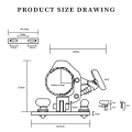2 PCS Stage Light Fold Hanging Hook Loading 150Kg 42-61mm Truss Tube 230W 7R/200W 5R Beam Light. 