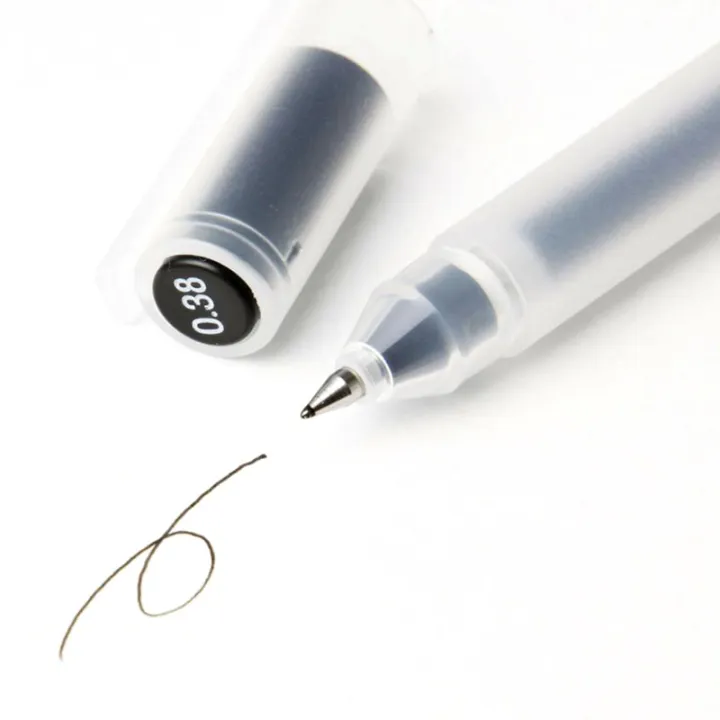 5pcs%20Muji%20Moma%20Japan%200.38mm/0.5mm%20Non-toxic%20Gel%20Ink%20Pen%20Blue/Black%20-%20Image%205
