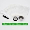 Reusable Coffee Pods Refillable Coffee Capsules Stainless Steel Reusable Pods with Lids Fit for Nespresso Coffee Machine.