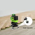 CLUBIONA Aluminum Alloy 360° Fine Tuning Holder Pivoting Base Tripod Adapter Bracket Stand for 1/4 inch Threaded Laser Levels.