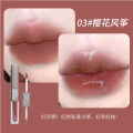 kakashow double head lip gloss velvet matte water glow mirror pouty lip white color student party cheap lipstick. 