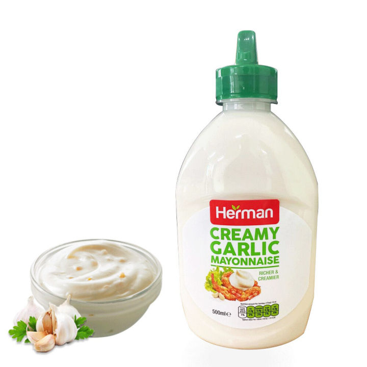 1%20Pcs%20Herman%20Creamy%20Garlic%20and%20chilli%20Mayonnaise%20500ml%20-%20Image%202