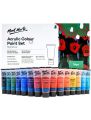 Mont Marte Signature Paint Set - Acrylic Paint 12pc and 24pc x 75ml Tubes. 