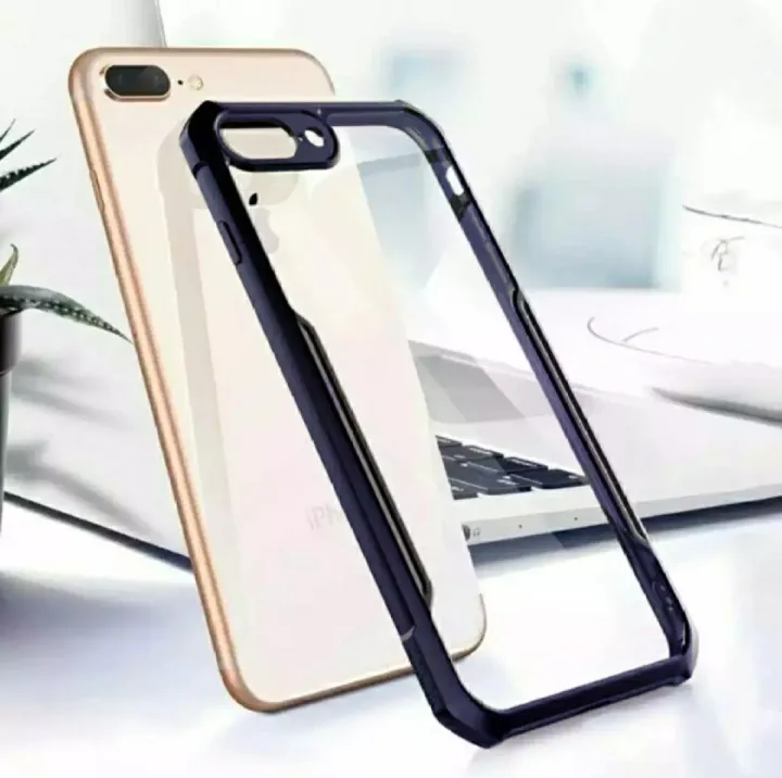 For%20Iphone%207%20Plus%20/%20Iphone%208%20Plus%20Mobile%20Cover%20Edge-Reinforced%20Shockproof%20Cushion%20Back%20Clear%20Hybrid%20Transparent%20Hard%20Cover%20Casing%20-%20Image%206