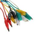 【Daily Necessities For Anyone Store】10pcs 50cm Double-ended Alligator Clips Line Crocodile Test Clamp Connector Wire Testing Wire Brand New. 