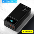 Power Bank 50000mAh Large Capacity LED Powerbank 50000 mAh 2.1A Fast Charging.
