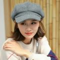 Auutmn Winter Hats for Women Solid Plain Octagonal Newsboy Cap Men Ladies Casual Wool Hat Winter Beret Women Painter Cap. 