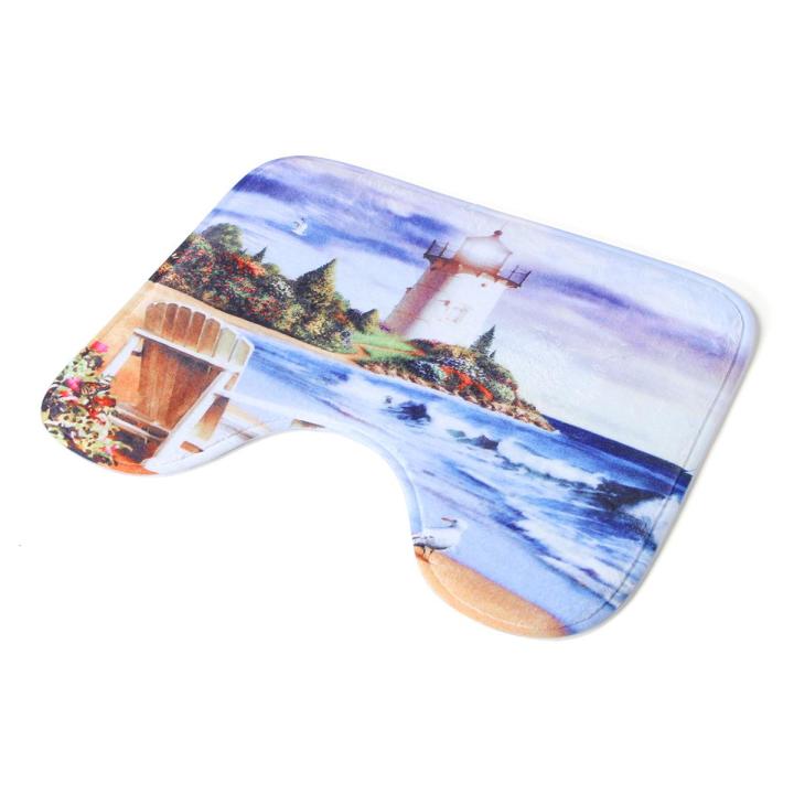 Softly%20Sea%20&%20Lighthouse%20Printing%20Bathroom%20Shower%20Curtain%20Toilet%20Cover%20Mat%20Non-Slip%20Rug%20-%20Image%206