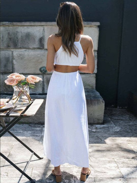 Sleeveless%20Beach%20Boho%20Summer%20Midi%20Dress%20Women%20Red%20Cut%20Hollow%20Out%20Waist%20Dresses%20Sundress%20Vintage%20French%20Style%20Dress%20-%20Image%203