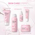 Laikou Japan Sakura Skin Care Set - 5pcs [serum Cream Toner Eye Cream Cleanser Combo]. 