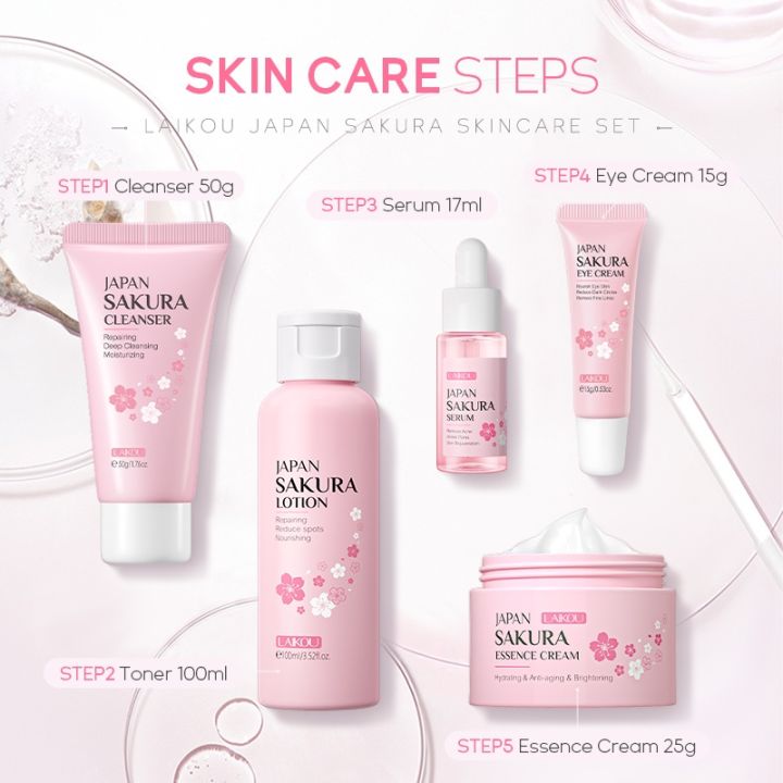 Laikou%20Japan%20Sakura%20Skin%20Care%20Set%20-%205pcs%20%5Bserum%20Cream%20Toner%20Eye%20Cream%20Cleanser%20Combo%5D%20-%20Image%204
