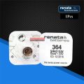 Renata SR621SW / 364 1.55V Silver Oxide High Quality Button Cell Watch Battery 1Pcs. 