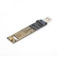 M.2 NVME SSD To USB Adapter Board Hard Disk Converter Board SSD Adapter Card.