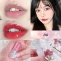 Mini Capsule Shape Glitter Transparent Lip Gloss Crystal Jelly Color-Changing Lipstick Long Lasting Moisturizing Liquid Lipstick. 