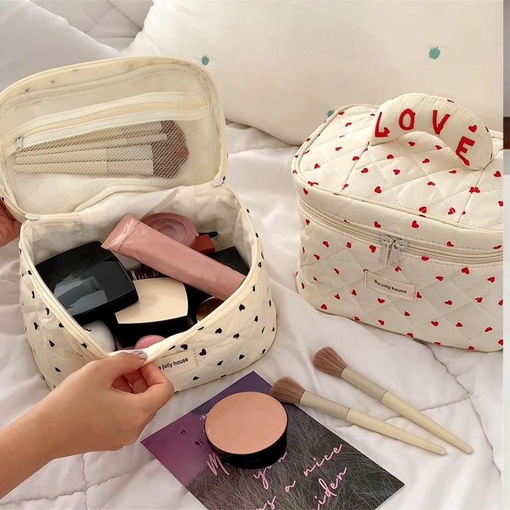 YANZAI%20Cute%20Quilting%20Cotton%20Makeup%20Bag%20Women%20Zipper%20Cosmetic%20Organizer%20Female%20Handbag%20Box%20Cloth%20Portable%20Toiletry%20Case%20for%20Girls%20-%20Image%204