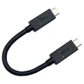 USB4 Cable 40Gbps Short USB4.0 Type C Cable 8K 60Hz USB-C to USB-C Cable for SanDisk Extreme Portable SSD Samsung T7 T5 LaCie. 