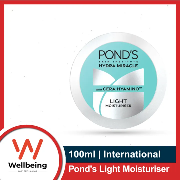 POND'S Light Moisturiser 100ml Non-Oily Fresh Feel For Soft Glowing Skin