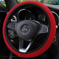 【 Honda Leather Car Steering Wheel Cover Manibela Civic BRIO City Accord Jazz CRV FS008. 