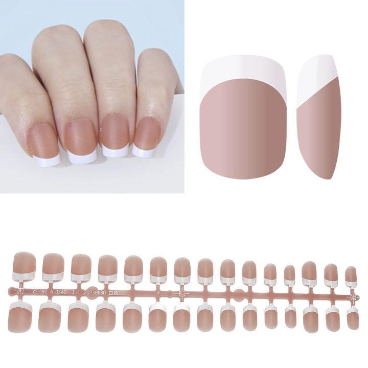 120pcs%20White%20French%20Tips%20Soft%20Gel%20Nail%20Tips%20Short%20Coffin%20Press%20on%20Nail%20Manicure%20Semi-finished%20Products%20for%20Nail%20Extension%20System%20-%20Image%207