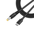 1.5M USB C PD Charger Cable Type-C Male To DC5.5x2.1 5.5x2.5mm 9V 12V 15V 20V Power Supply Cord for Routers Speaker CCTV Camera. 