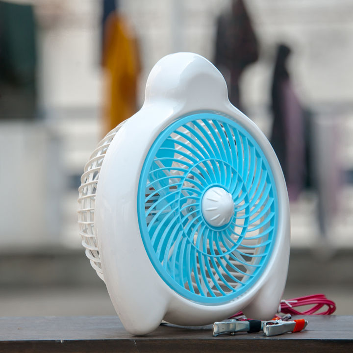 DC 12v High Speed Table Fan , Desktop Fan, 12 Volt DC Battery Operated Fan (Without Battery), Solar Fan, Model Dabai