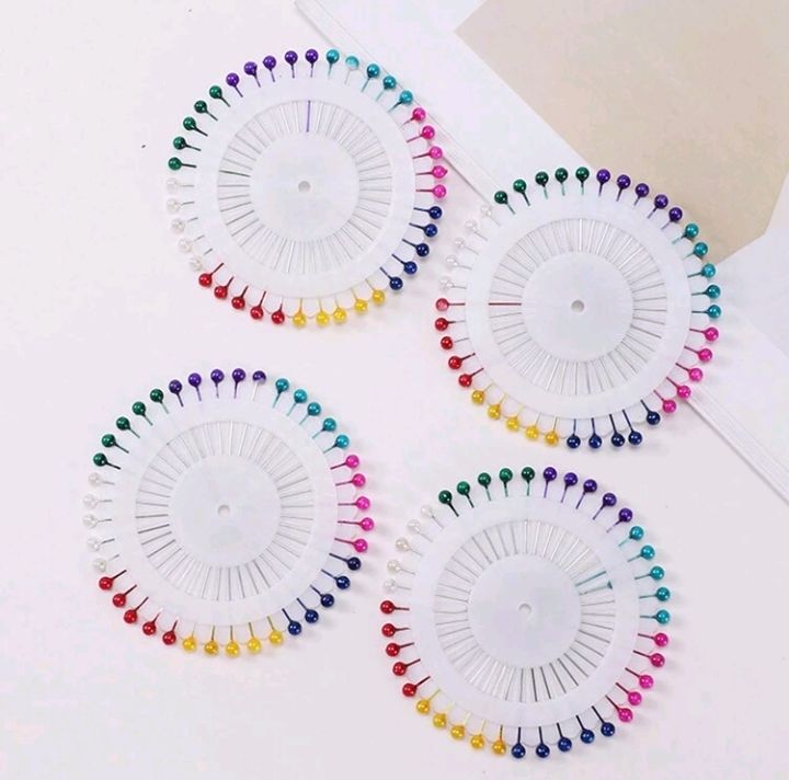 4 Roll Pieces Hijab Pin Brooches for Women (160-Pieces)