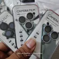 For iPhone 13/13 Pro/13 Pro Max Aluminium Camera Ring Tempered Glass full Camera Lens Protection. 