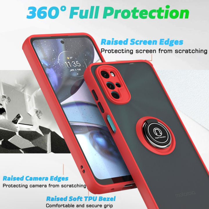 Phone%20Case%20For%20Motorola%20Moto%20G22%20Shockproof%20Rugged%20Protection%20Anti%20Fall%20Multifunction%20Magnetic%20with%20Ring%20Bracket%20Cover%20-%20Image%203