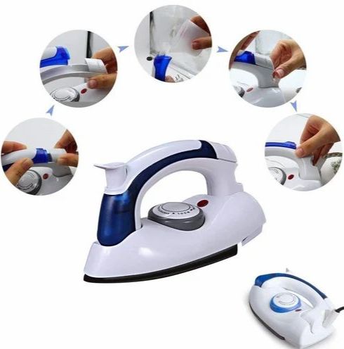 ELECTRIC PORTABLE FOLDING HANDED TRAVEL IRON STREAMERS.