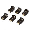 6Pcs Brown Plastic Housing CR2032 Button Cell Battery Socket Holder Case & 5 Pcs CR2016 2025 2032 Coin Cell Button Battery Holder Socket Black. 
