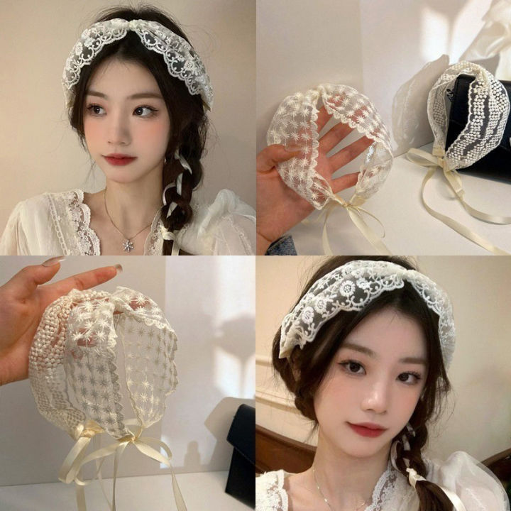 Fairy%20Lace%20Wide%20Hair%20Band%20-%20Spring%20Summer%20Headscarf%20-%20Adjustable%20Hair%20Styling%20Tools%20-%20French%20Ribbon%20Headband%20-%20Sweet,%20Pastoral%20Style,%20Korean,%20Elegant%20-%20Popular%20Hair%20Accessories%20-%20Image%203