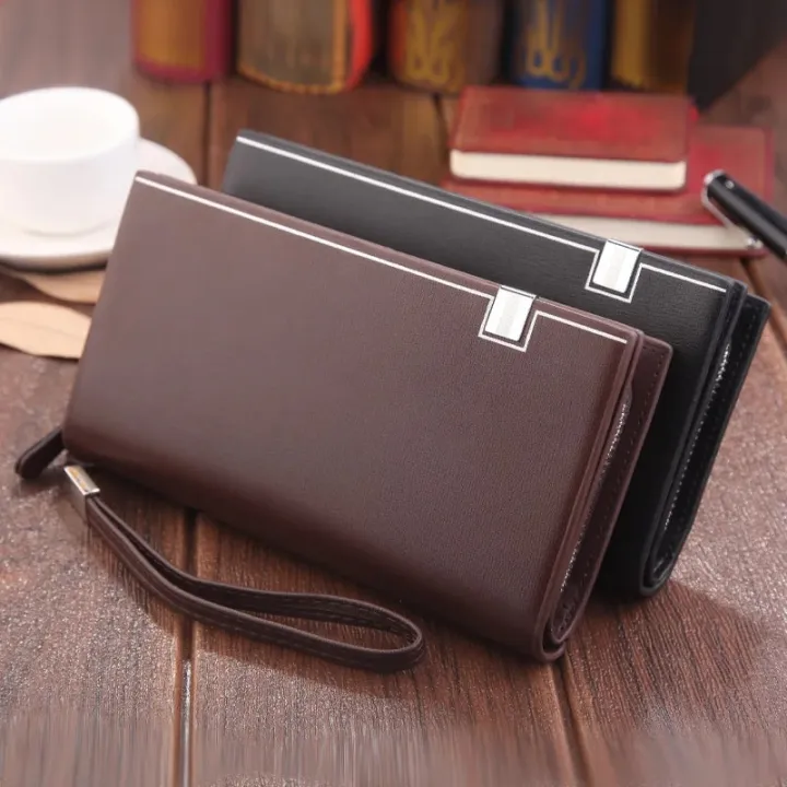 Original%20Luxury%20Brand%20Men's%20Wallet%20Business%20Striped%20Clutch%20Leather%20Purse%20For%20Male%20Fashion%20Man%20Card%20Holder%20With%20Aipper%20Phone%20Bag%20-%20Image%202