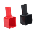2 Pair Red+Black Car Battery Terminal Covers Insulation Caps Positive+Negative Prevent From Creeping Outward.