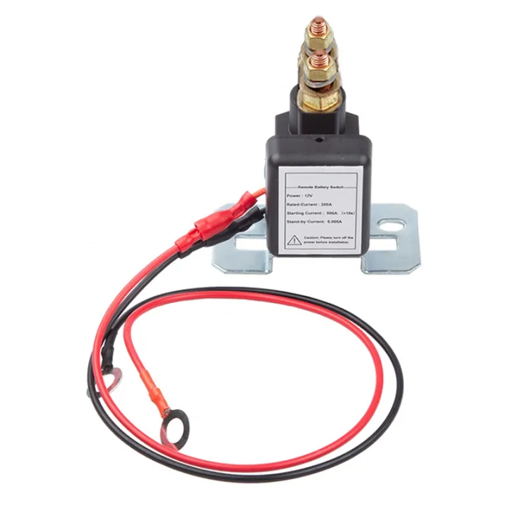 High%20Current%20Main%20Vehicle%20Battery%20Disconnect%20Switch%20Remote%20Cut-Off,%20Battery%20Isolator%20Kit,%20Voltage%20Sensitive%20Relay%20-%20Image%202
