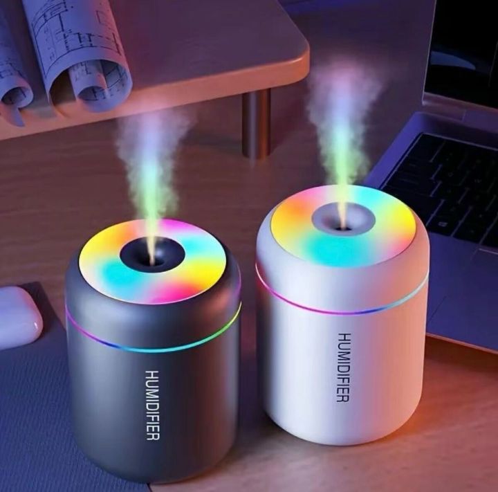 Aroma Diffuser with LED Light, USB Powered Cool Mist Air Humidifier H09