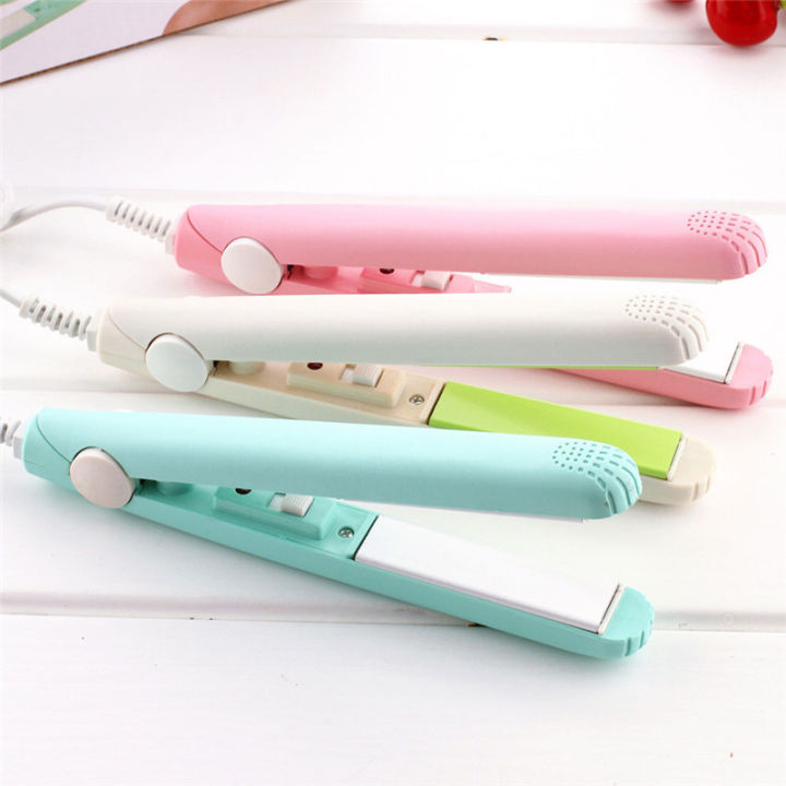 MIni Hair Straightener for Girls Hair Iron Straightening Irons Hair Curler Portable Flat Iron for Women Hair Wave
