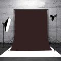 Background 8x12ft Non-Woven Fabric Solid Color Black Screen Photo Backdrop Studio Photography.