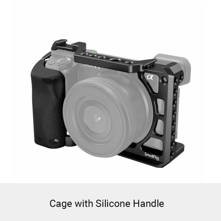 SmallRig Camera Cage For Sony Alpha A6600 - CCS2493 Model, Adds Cold Shoe Mounts & Protection For Vlogging - View #5