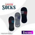 6 Pair Premium casual Loafer / Ankle Socks or Moja. 