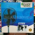 Click Heavy Stand Industrial Fan -Black 5 Blades-18". 