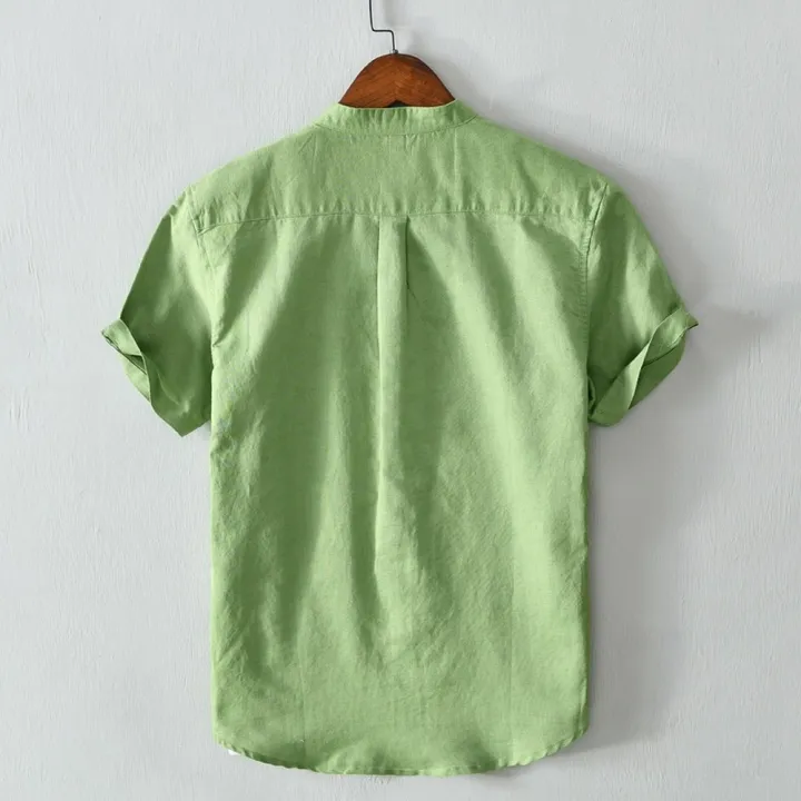 Casual%20Shirts%20Men%20Fashion%20Clothing%20Summer%20Clothes%20For%20Men%20Linen%20Shirt%20Casual%20Short%20Sleeve%20Tshirt%20Tops%20Breathable%20Cool%20Slim%20Fit%20-%20Image%206