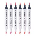 Skin Color Marker Pen Student Art Special Washable Paintbrush Double-Headed Watercolor Pen Oily Junior High School Student Anime Special. 