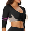 Upper Arm Shaper Sleeve Compression Top Women Push Up Breast Post Surgery Front Closure Bra Shapewear Back Support Cropped Tops.