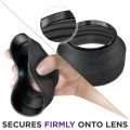 Collapsible Rubber Lens Hood 49/52/55/58/62/67/72/77MM for Canon Nikon Sony DSLR Camera Lens with Filter Thread.