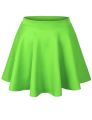 Women’s Silk Flared Mini Skirt – Soft Shiny Fabric Short Skirt for Chic and Casual Outfits. 
