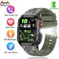 Fashions 2025 Outdoor Sports Men Smart Watch LED Flashlight IP68 Waterproof Original Heart Rate Health Smartwatch 1000Mah Battery Blue Tooth Call.