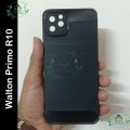 Carbon Phone case for Walton Primo R10 / R10 Carbon Mobile Back Case Soft Carbon Phone Cover.