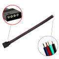 5 PCS 4PIN RGB Strip Connector wire Cable LED strip light connector for 2835 3528 5050 LED strip light.