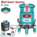 Self-Leveling Line Red Laser Beams 30m 5Line good quality TOTAL Brand same as picture.